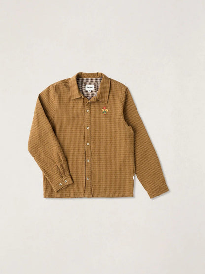 RHYTHM TYLER LONG SLEEVE SHIRT TOBACCO 
