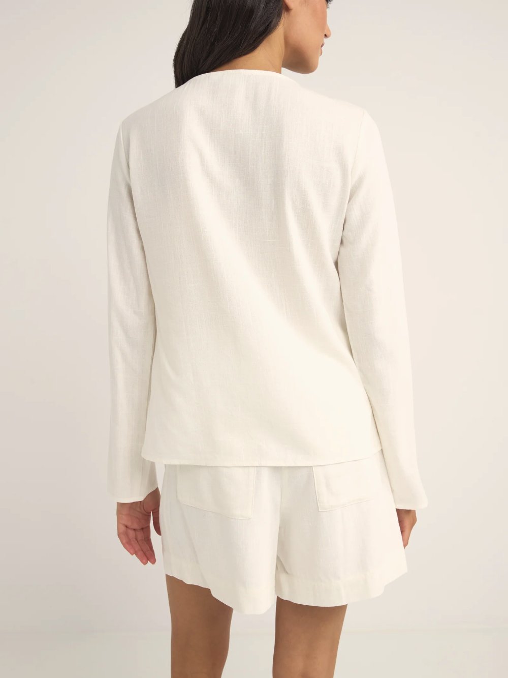 RHYTHM KAYLA L/S BLOUSE WHITE