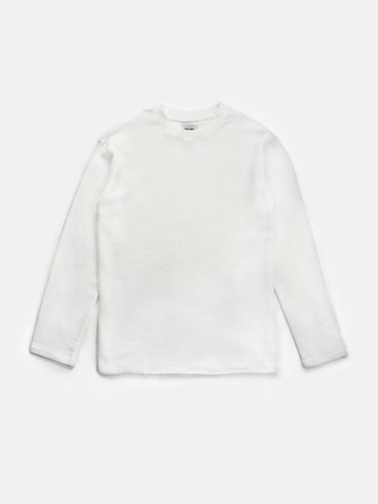 RHYTHM CLASSIC WAFFLE KNIT WHITE 