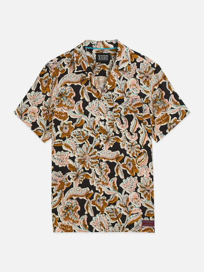 S&S PRINTED VISCOSE S/S SHIRT LUCKY BANDANA MULTI 