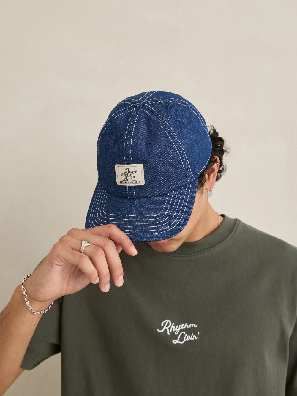 RHYTHM DRIFTER CAP INDIGO 