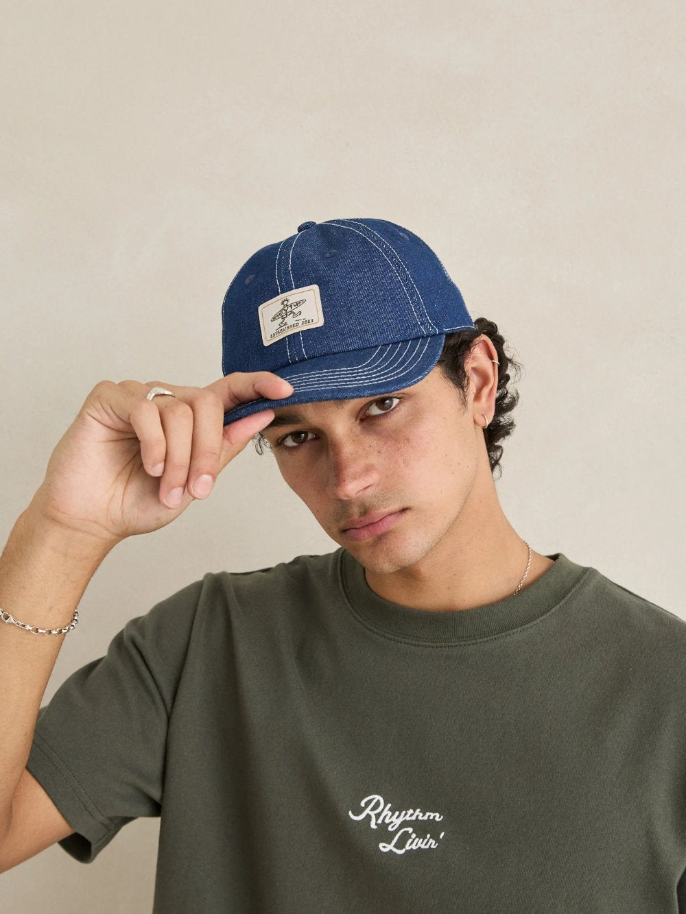 RHYTHM DRIFTER CAP INDIGO 