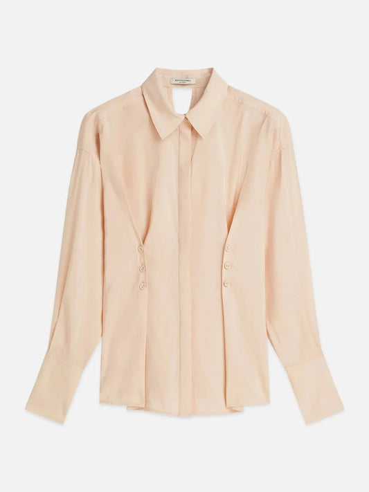 S&S BUTTONED WAIST SHIRT SHIFTING SAND 