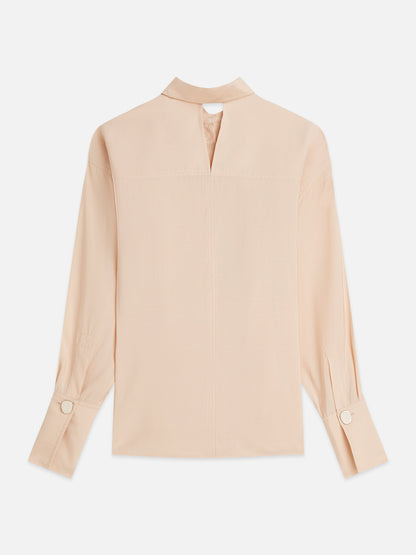 S&S BUTTONED WAIST SHIRT SHIFTING SAND 