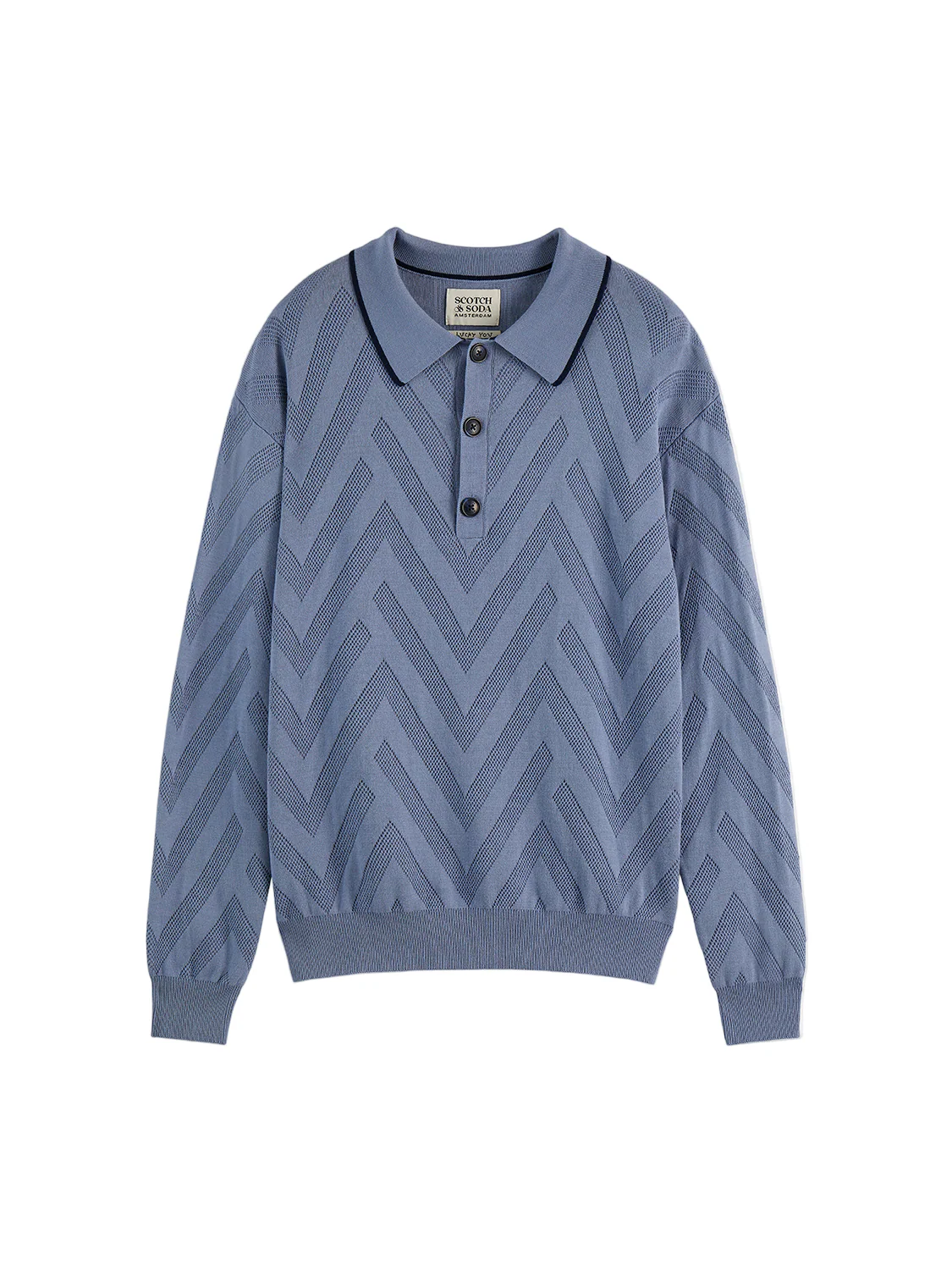 S&S STRUCTURE LONG SLEEVE POLO INFINITY 