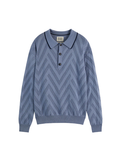 S&S STRUCTURE LONG SLEEVE POLO INFINITY 