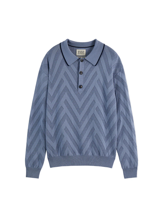 S&S STRUCTURE LONG SLEEVE POLO INFINITY 