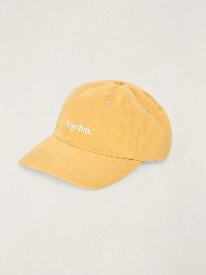 RHYTHM ESSENTIAL BRUSHED TWILL CAP MUSTARD 
