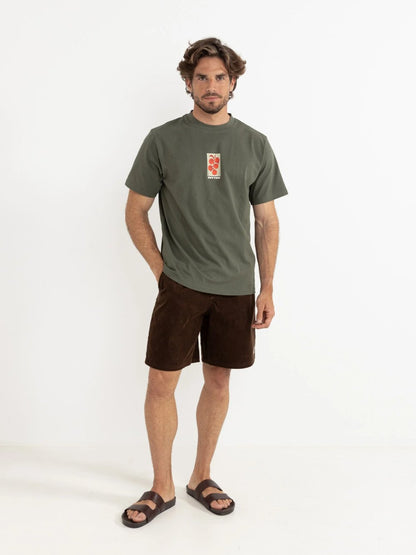 RHYTHM VINE RIPENED VINTAGE T-SHIRT FOREST