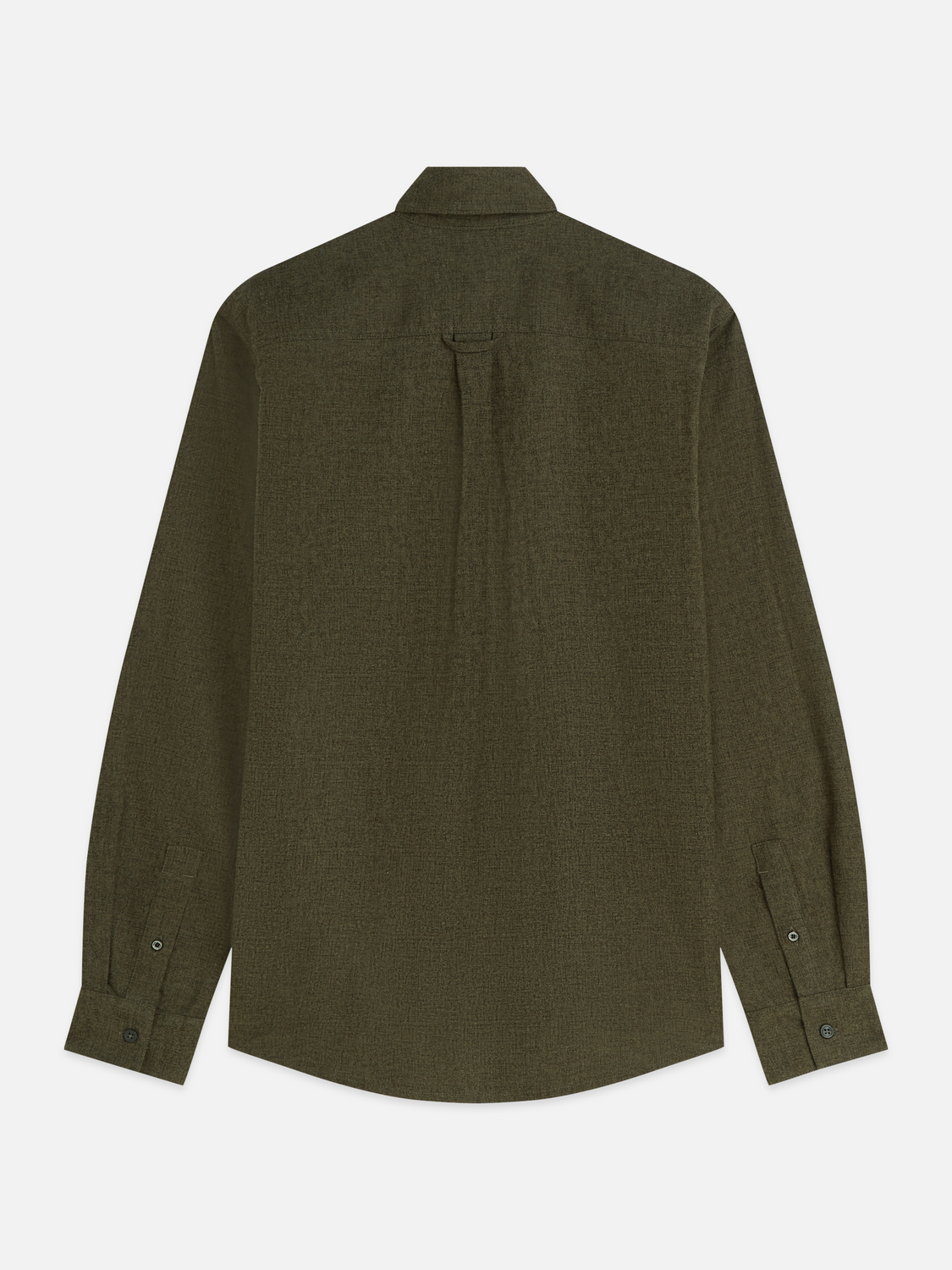 S&S MELANGE REGULAR FIT SHIRT FOREST NIGHT 