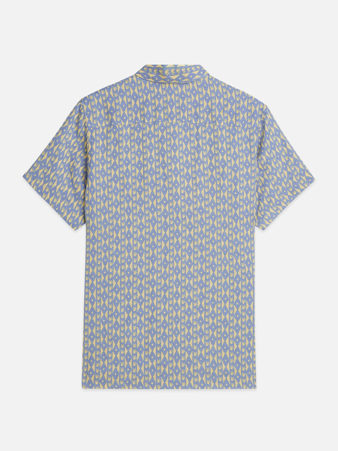 S&S PRINTED LINEN REGULAR FIT SHORT SLEEVE SHIRT CACTUS STRIPE