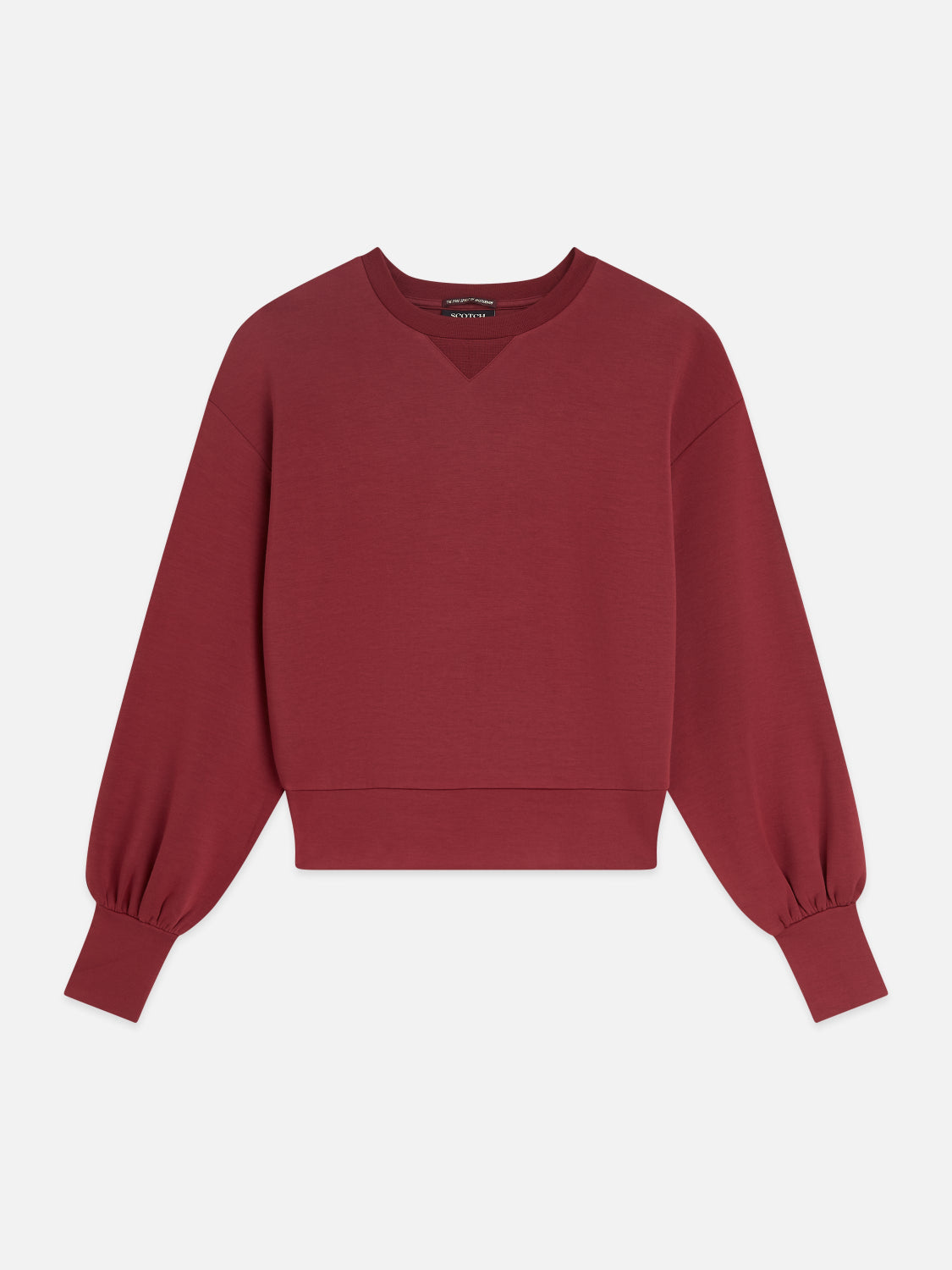 S&S MODAL SWEATSHIRT POMEGRANATE 