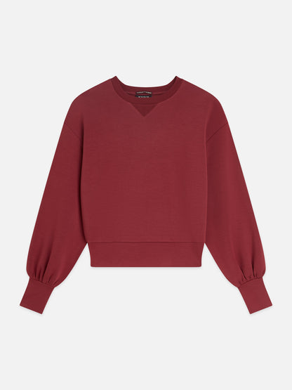 S&S MODAL SWEATSHIRT POMEGRANATE 