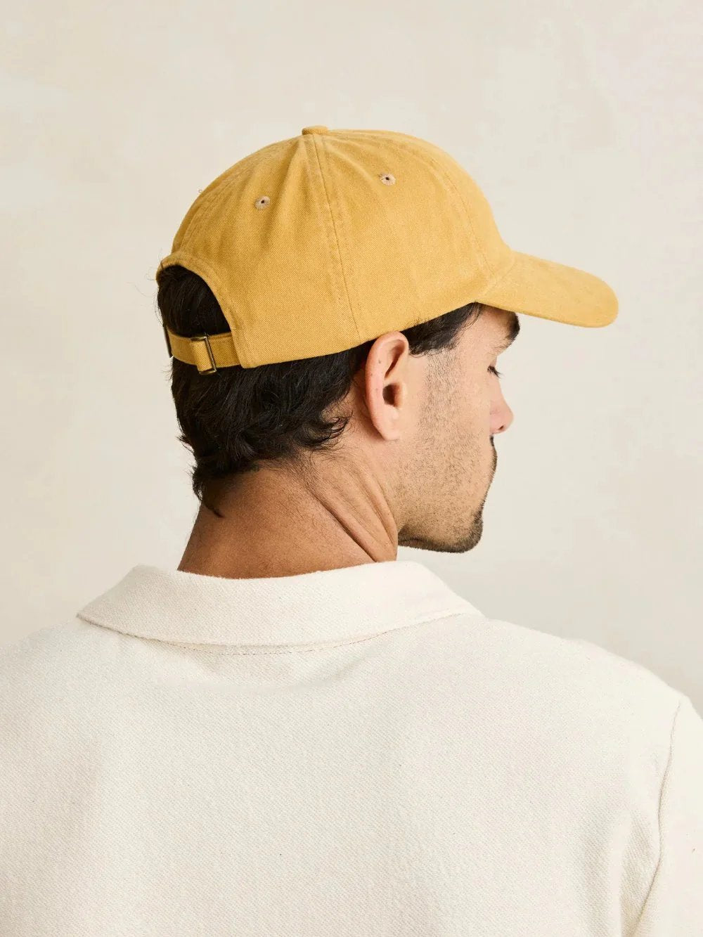 RHYTHM ESSENTIAL BRUSHED TWILL CAP MUSTARD 
