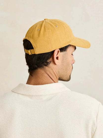 RHYTHM ESSENTIAL BRUSHED TWILL CAP MUSTARD 