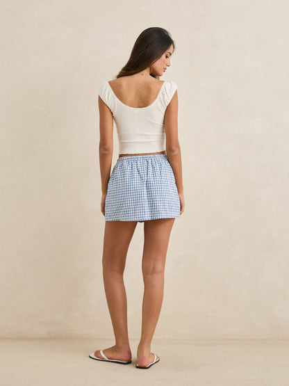 RHYTHM GRACIE SWEETHEART TOP WHITE 