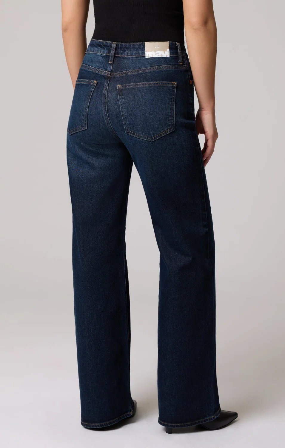 MAVI FLORIDA WIDE LEG JEAN DEEP BRUSHED CLASSIC BLUE 