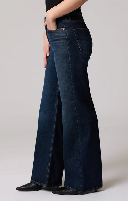 MAVI FLORIDA WIDE LEG JEAN DEEP BRUSHED CLASSIC BLUE 