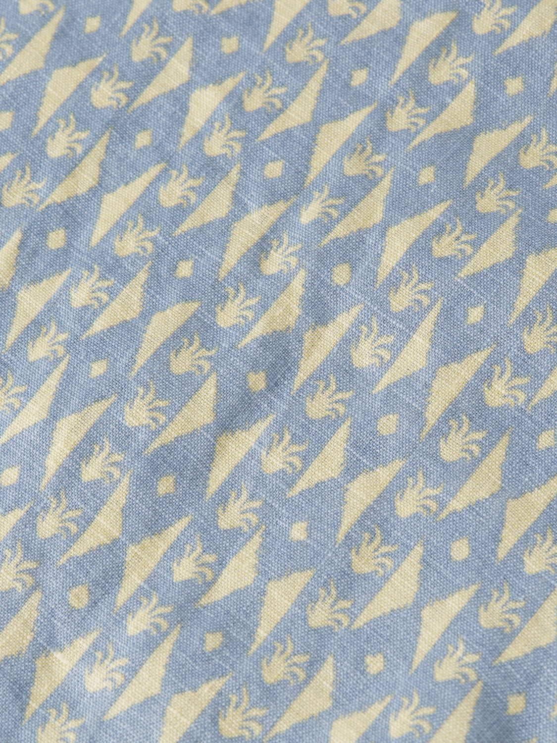 S&S PRINTED LINEN REGULAR FIT SHORT SLEEVE SHIRT CACTUS STRIPE