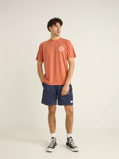 RHYTHM VORTEX VINTAGE T-SHIRT RUST