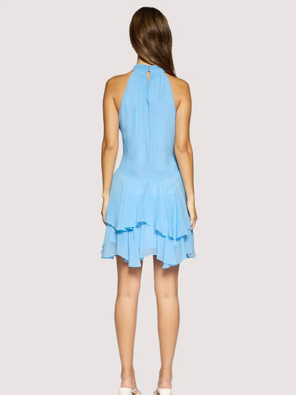 L+W VENUS SKY MINI DRESS LIGHT BLUE 