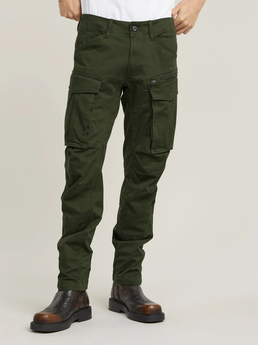 G-STAR ROVIC ZIP 3D REGULAR TAPERED PANT BRONZE GREEN