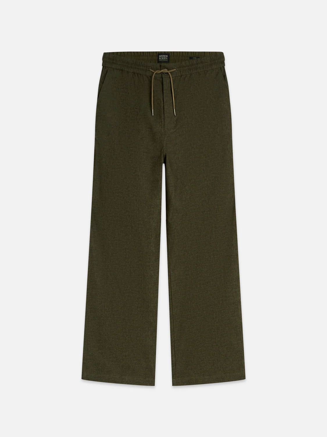OTIS MELANGE COTTON BLEND PANT FOREST NIGHT 