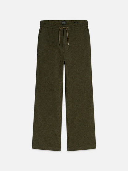 OTIS MELANGE COTTON BLEND PANT FOREST NIGHT 