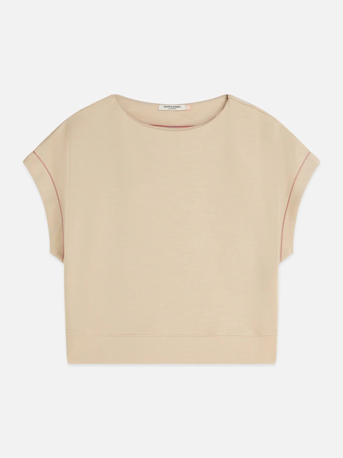 S&S MODAL SLASH NECK SWEATSHIRT DOESKIN
