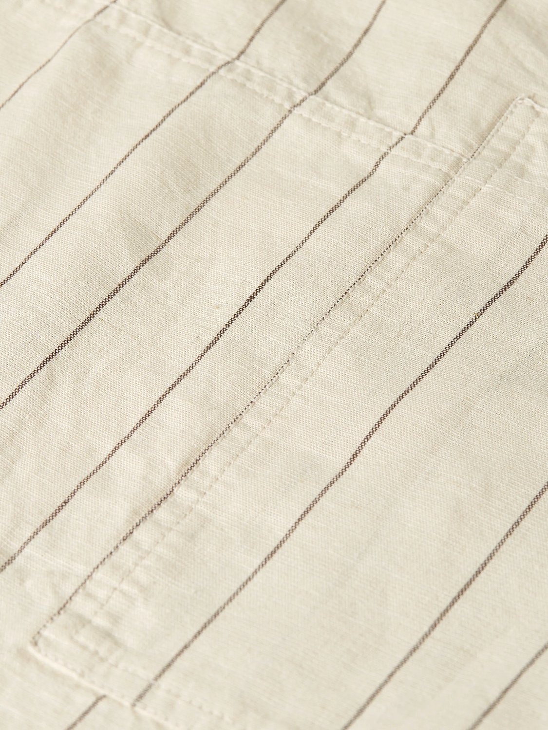 S&S NOA LINEN HI-RISE WIDE LEG PANT FOG 