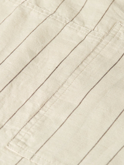 S&S NOA LINEN HI-RISE WIDE LEG PANT FOG 