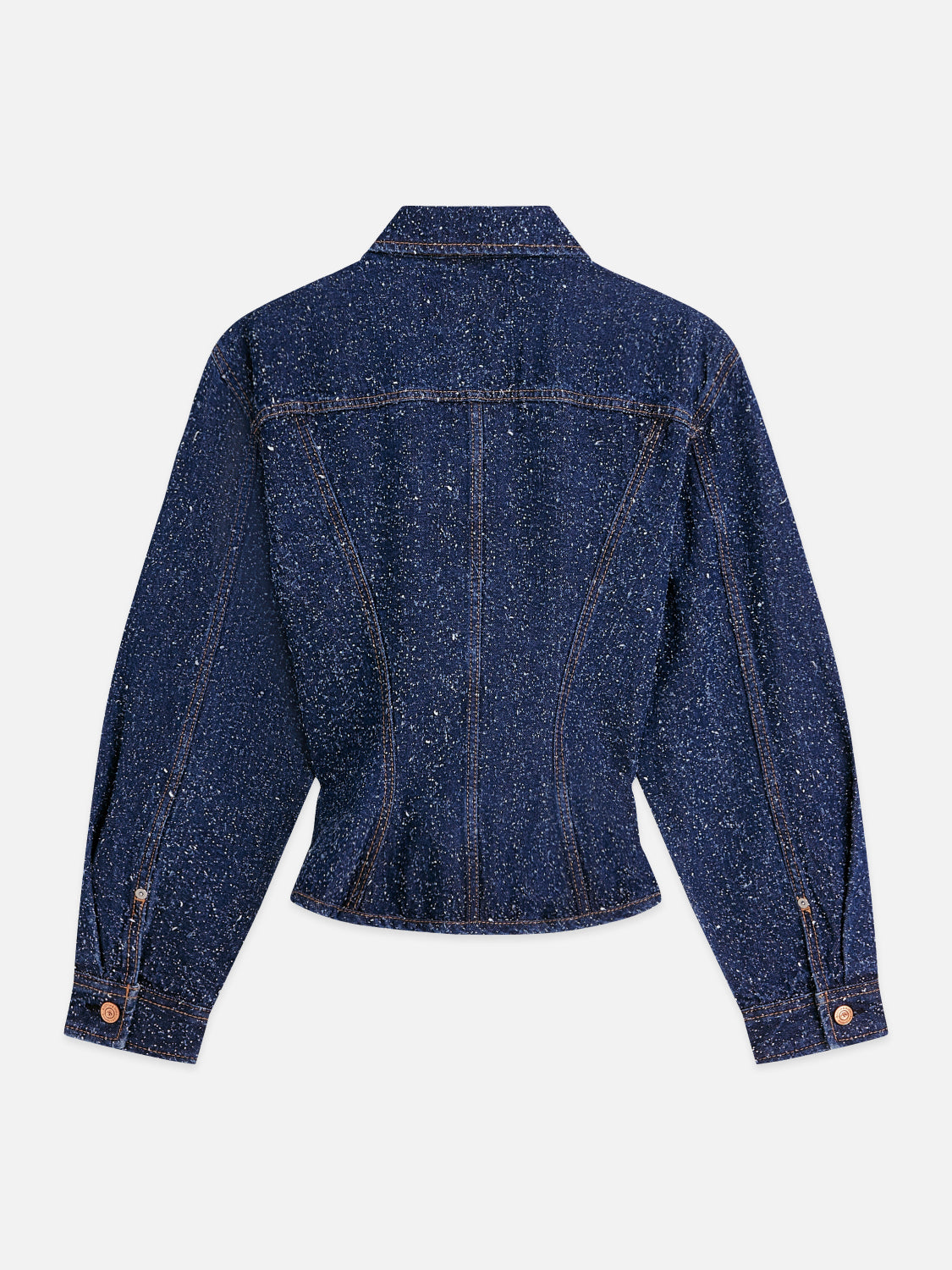 S&S WAISTED DENIM JACKET DEEP WEAVE