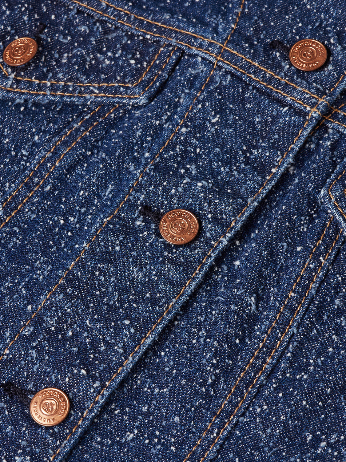 S&S WAISTED DENIM JACKET DEEP WEAVE