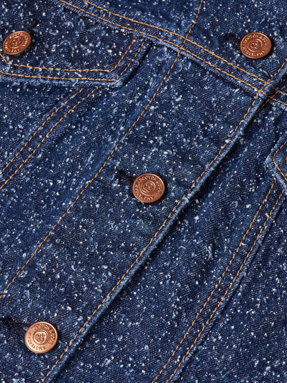 S&S WAISTED DENIM JACKET DEEP WEAVE