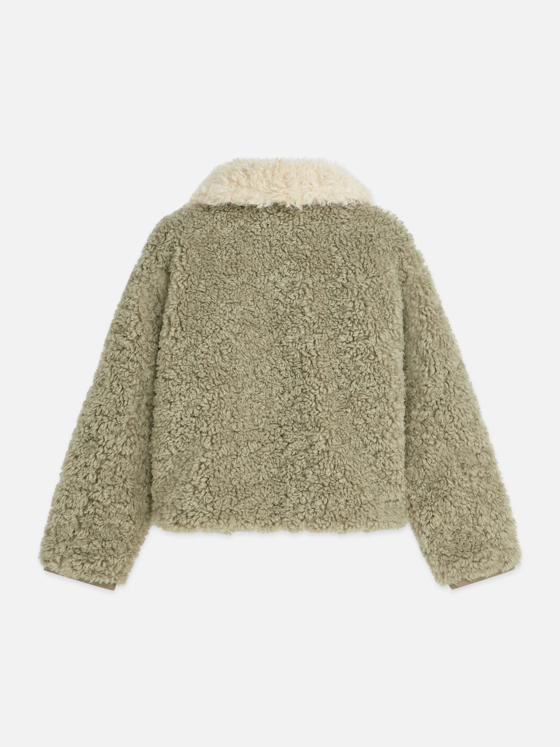 S&S FAUX FUR SHORT JACKET ALUMINUM 