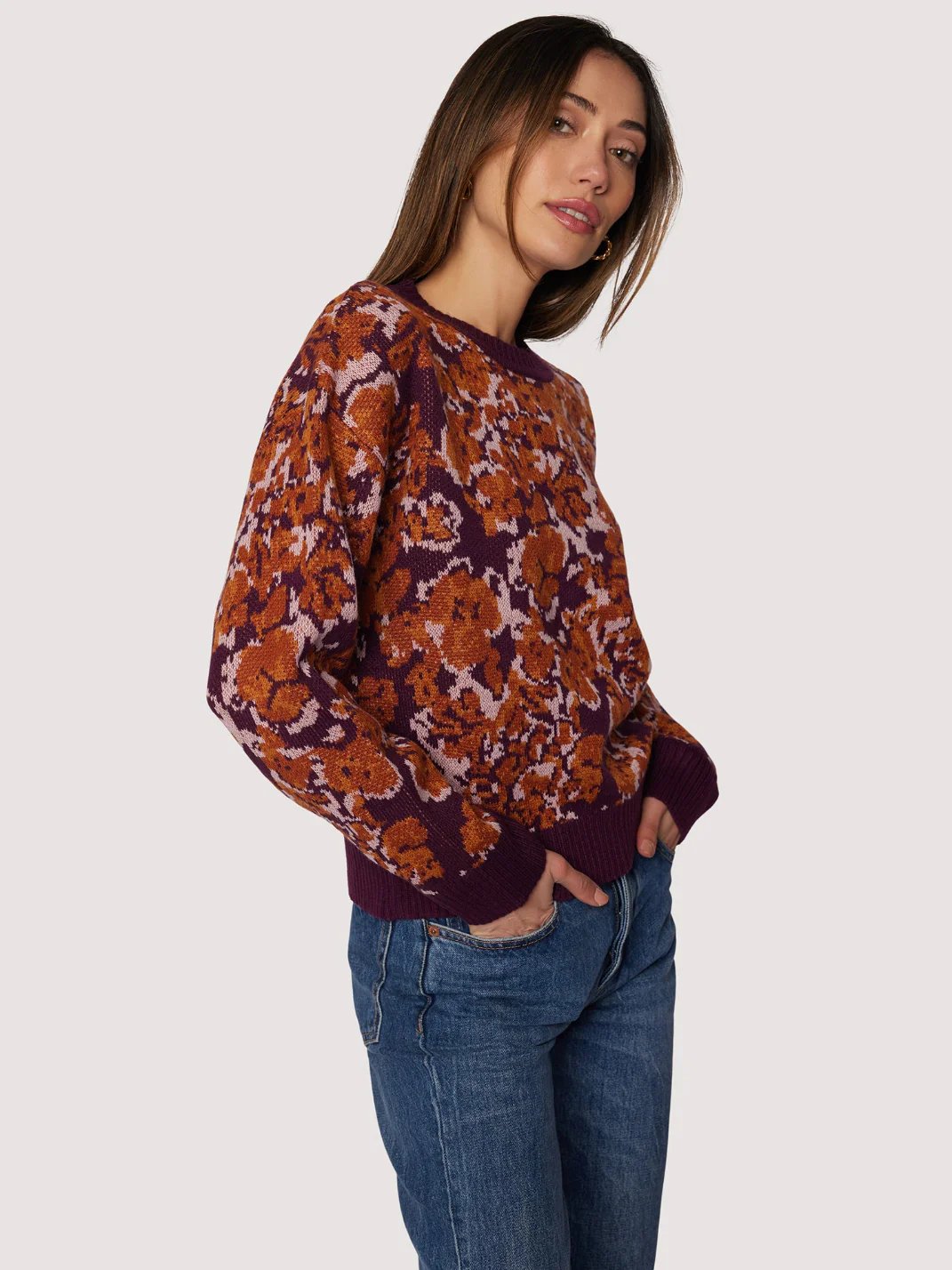 L+W AUTUMNAL SONATA SWEATER WINE