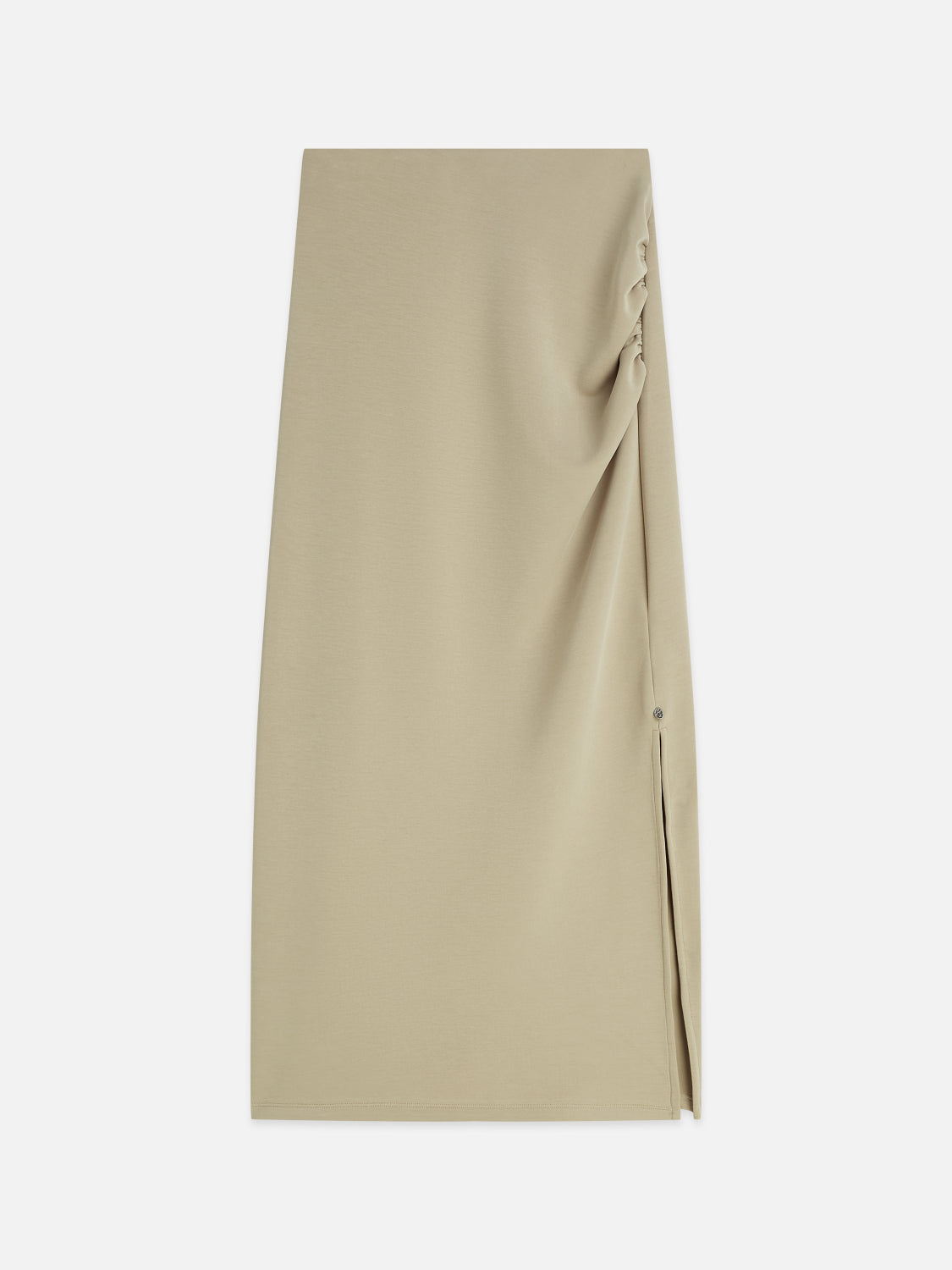 S&S DRAPEY TENCEL SKIRT ALUMINUM 