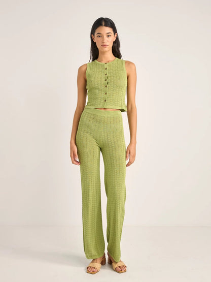 RHYTHM OJAI POINTELLE VEST OLIVE 