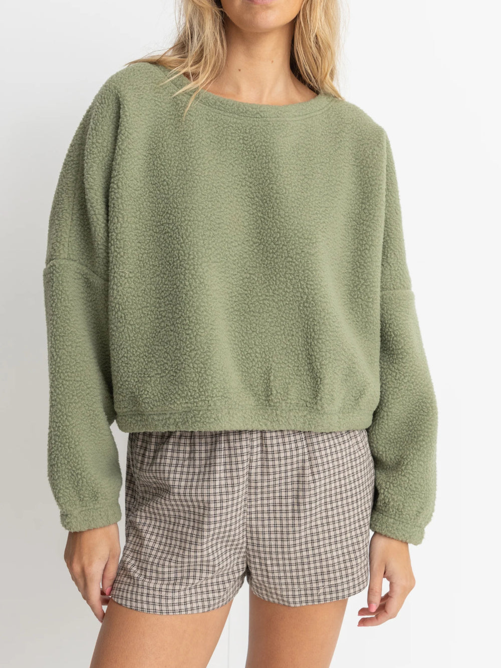 RHYTHM JYOTI REVERSE FLEECE SAGE