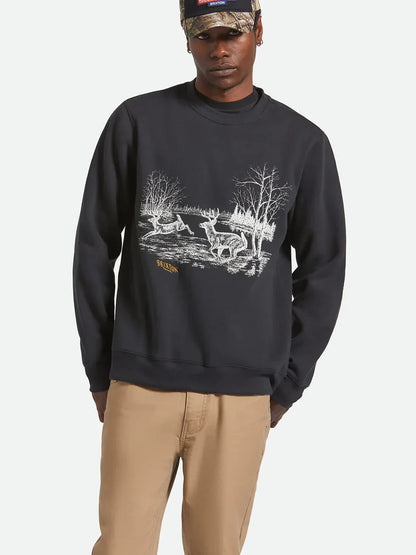 BRIXTON GALLOP CREW BLACK 