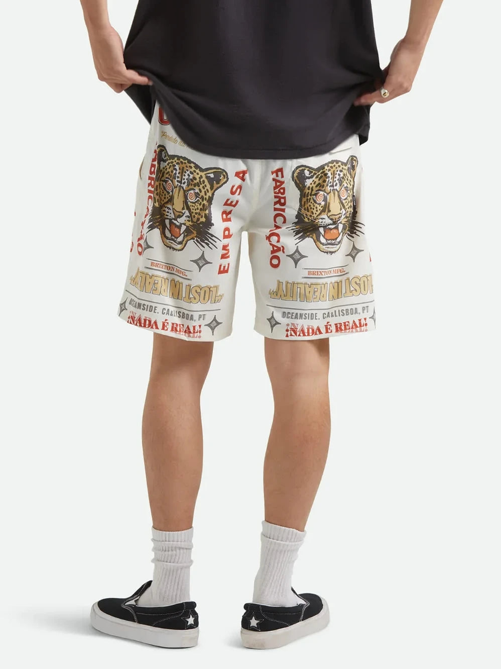 BRIXTON EVERYDAY STRETCH HYBRID SHORT LOST IN REALITY 