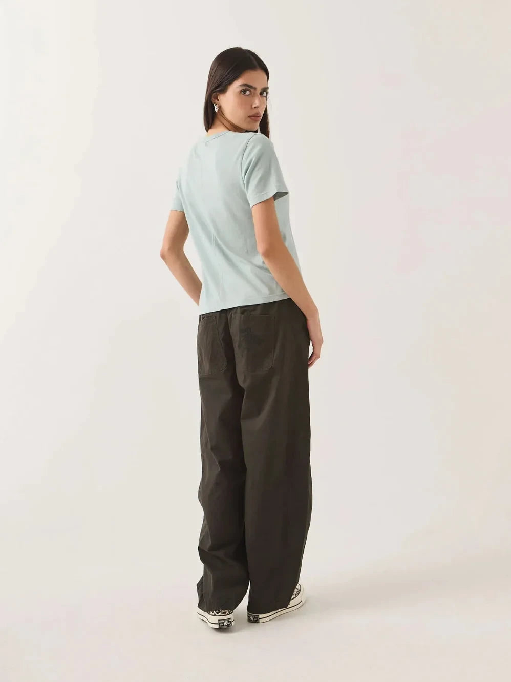 BRIXTON UTILITY EVERYDAY BARREL PANT WASHED BLACK