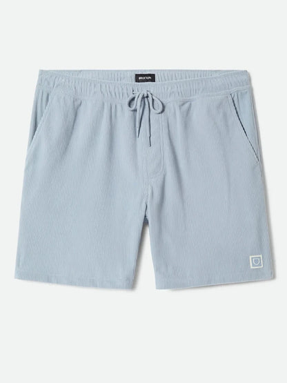 BRIXTON EVERYDAY CORDUROY SHORT DUSTY BLUE 