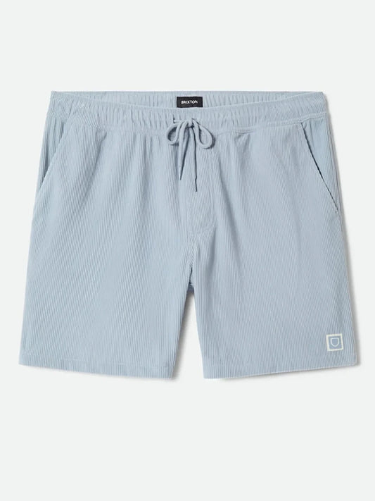 BRIXTON EVERYDAY CORDUROY SHORT DUSTY BLUE 