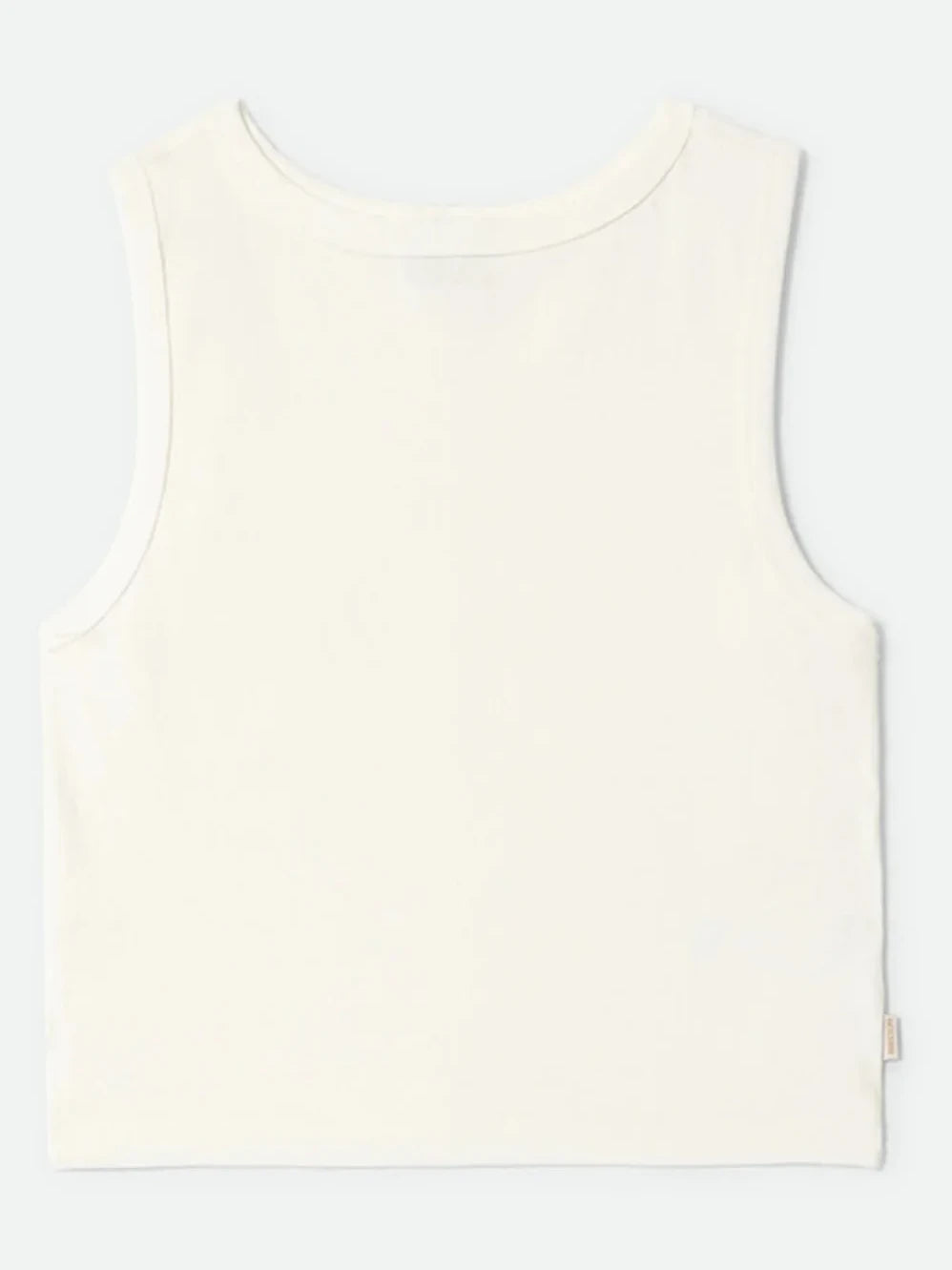 BRIXTON CAREFREE ORGANIC CROPPED TANK OFF WHITE