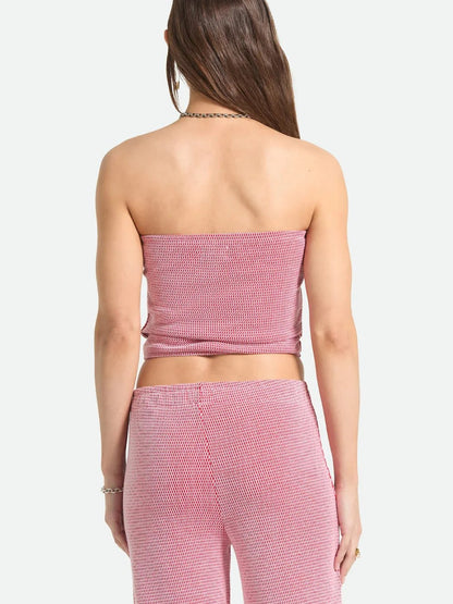 BRIXTON HOT TO GO TUBE TOP ADRENALINE RUSH/WHITE 
