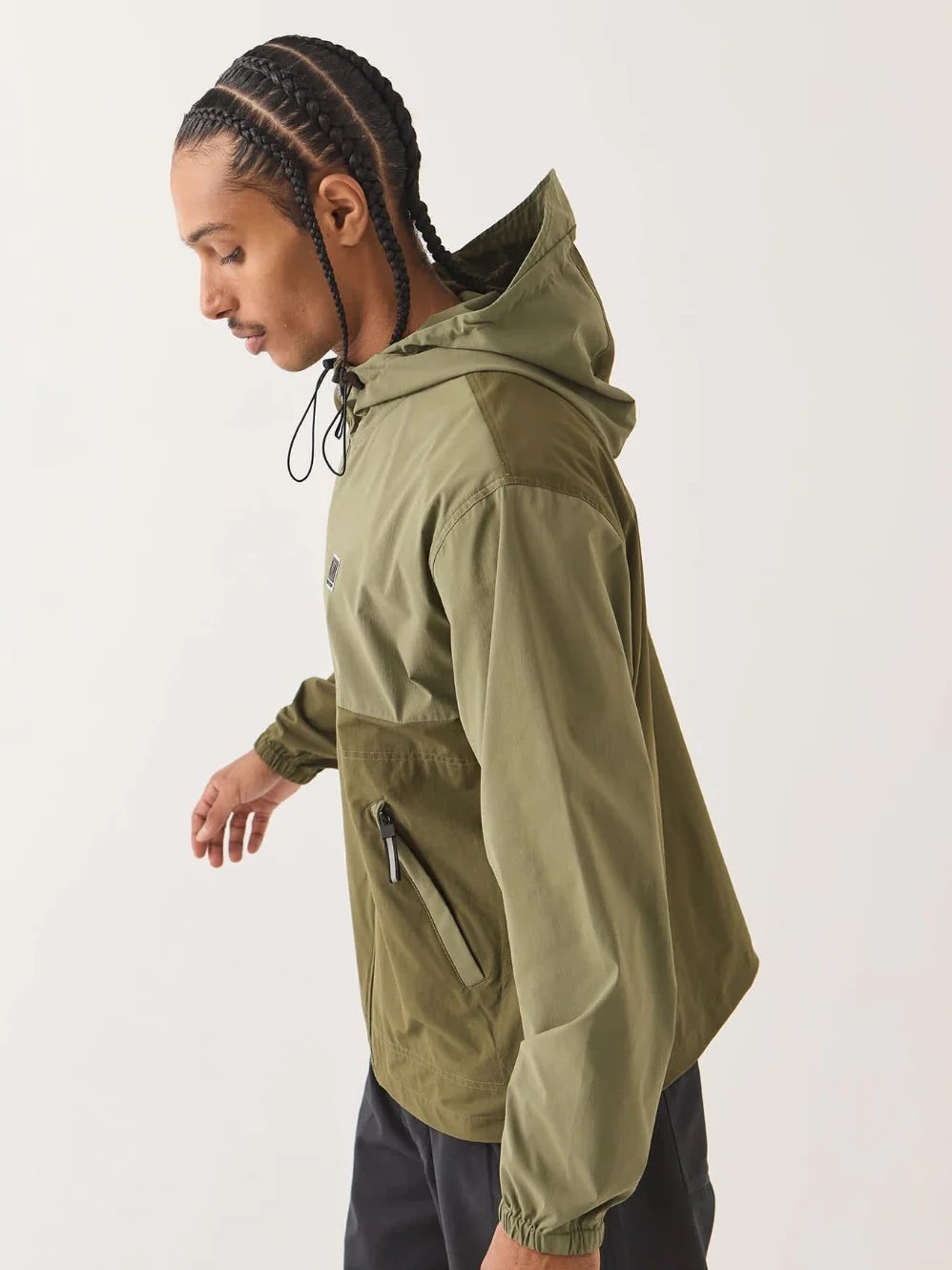 BRIXTON JOURNEY ZIP JACKET DARK OLIVE 