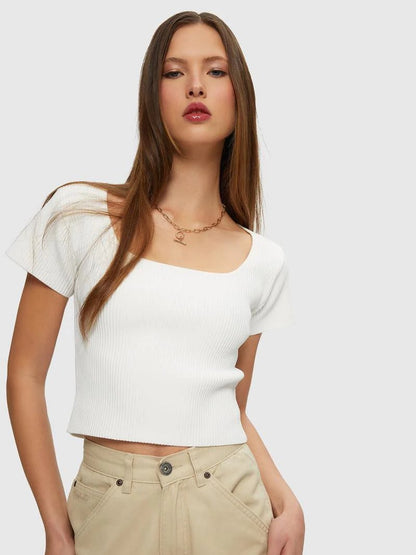 KUWALLA EMPIRE TEE WHITE