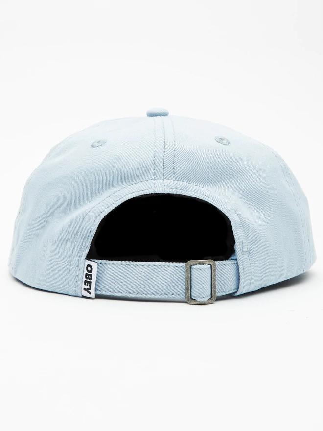 OBEY BLOCK 6 PANEL STRAPBACK GOOD GREY