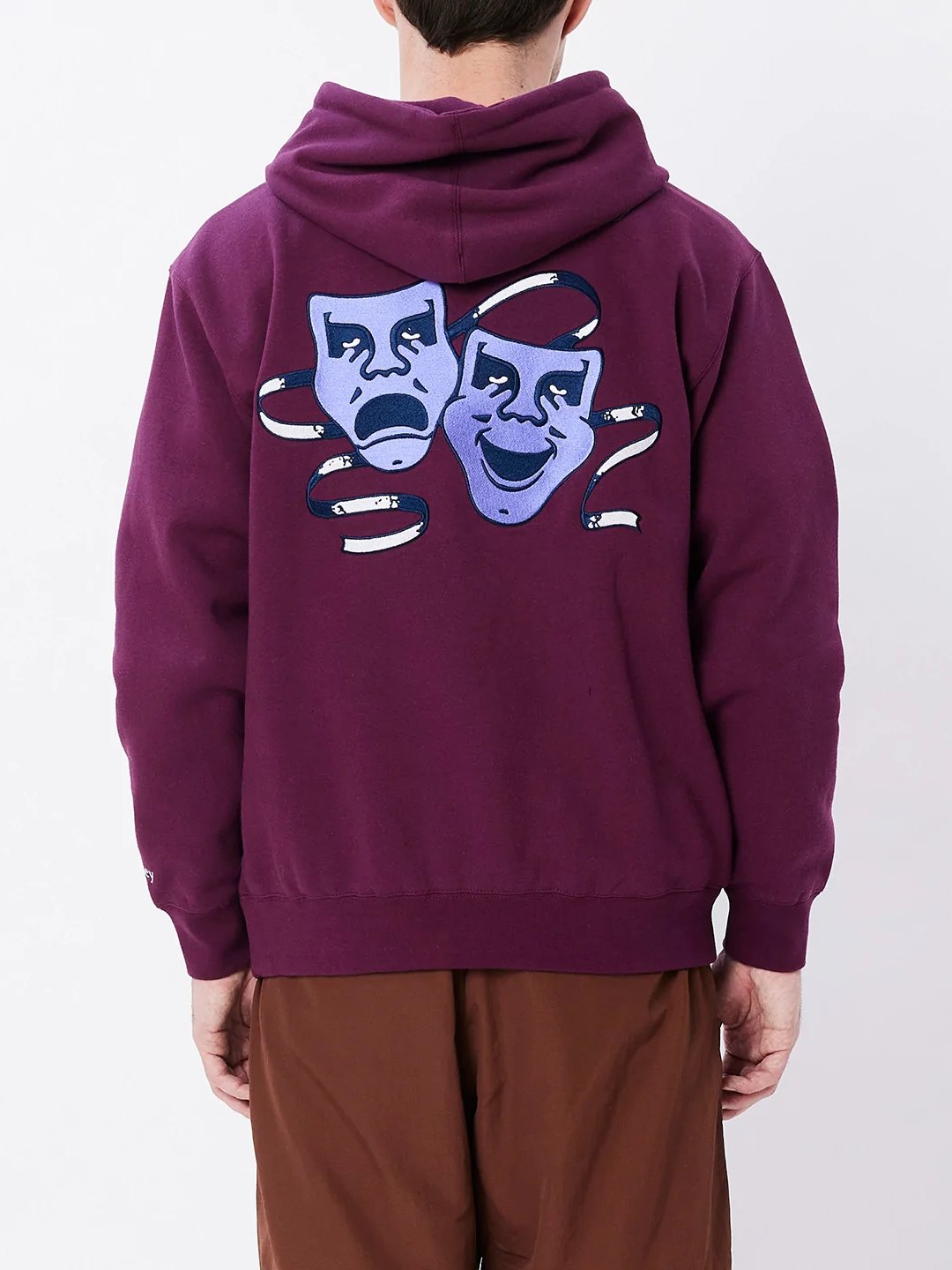 OBEY LATE HOOD BEETROOT